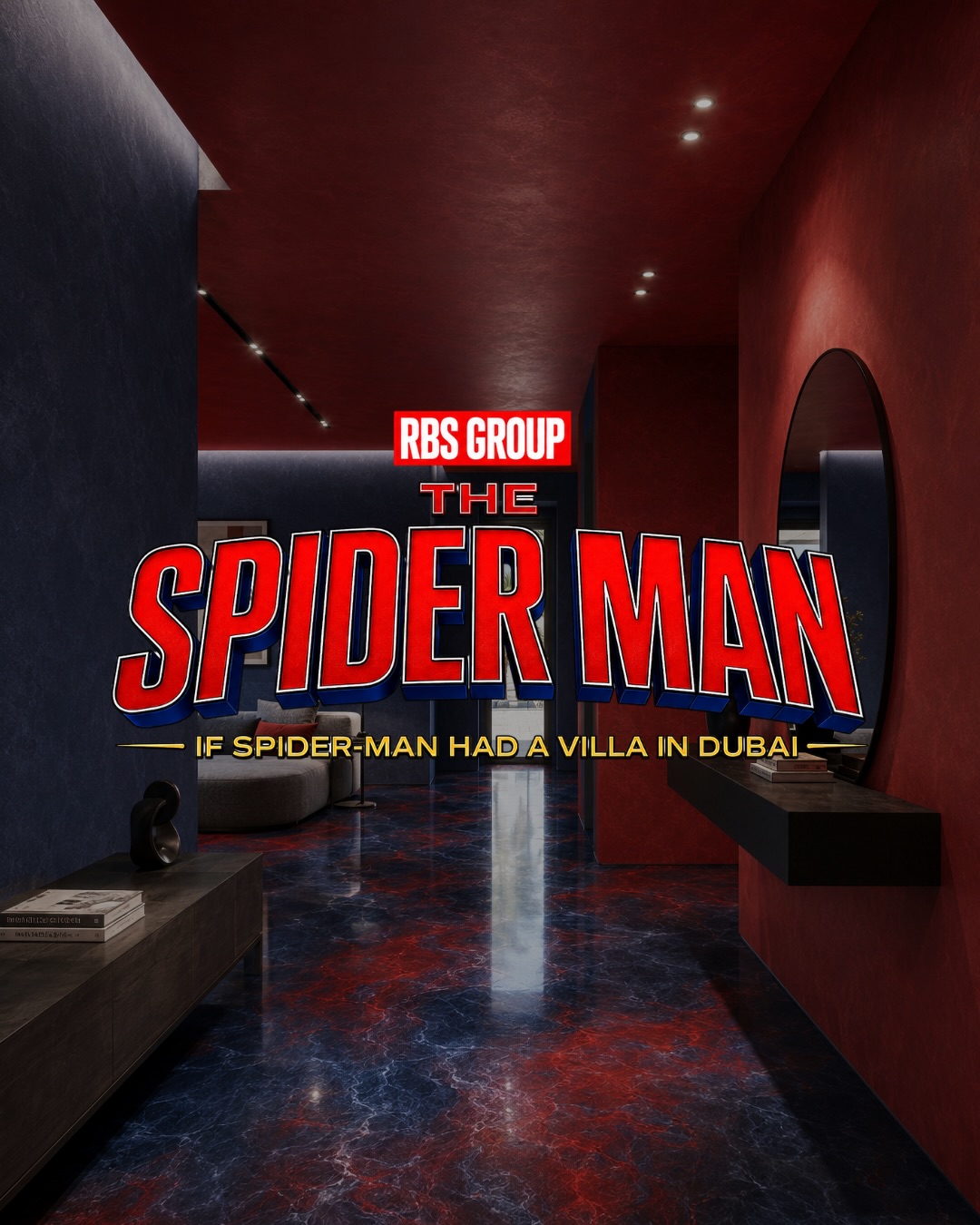 RBS GROUP Facebook ad: We imagined what Spider-Man’s villa in Dubai could…