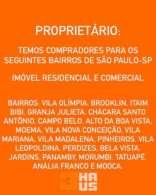 3Haus - Negócios Imobiliários Facebook ad: Compradores Qualificados