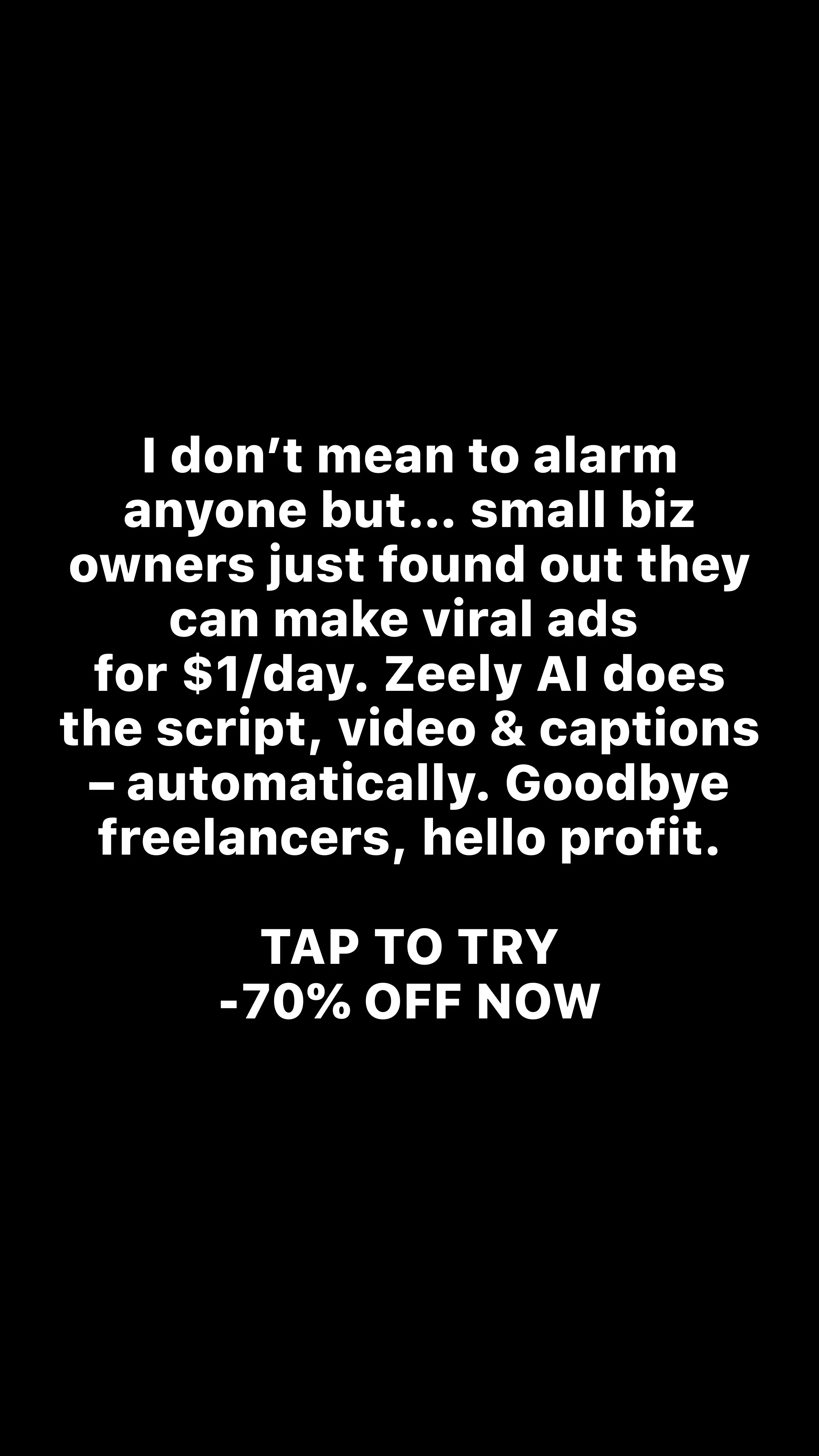 Zeely Facebook ad