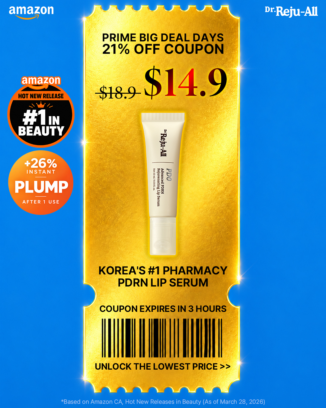 Dr.Reju-All Facebook ad: PRIME BIG DEAL DAYS END SOON Up to 54% OFF