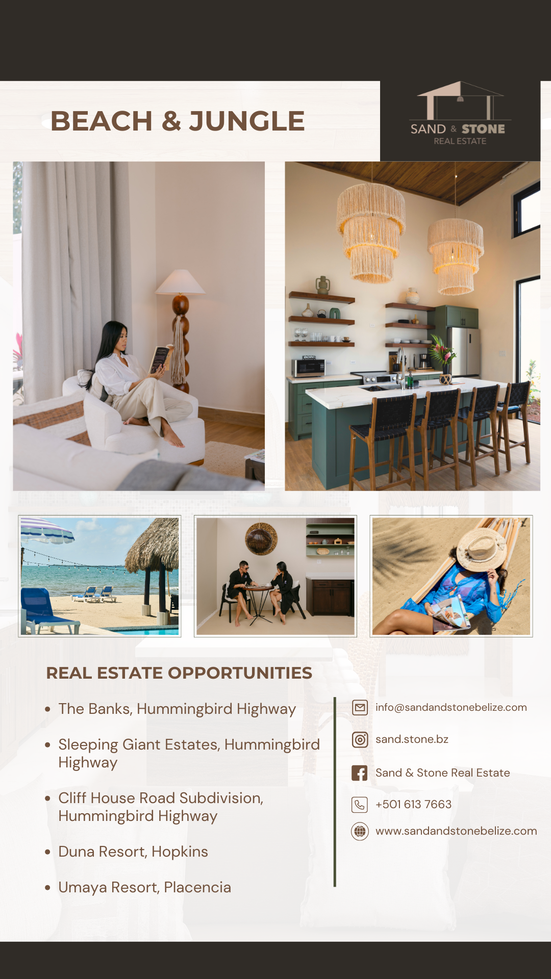 Sand & Stone Real Estate Facebook ad from Apr 11, 2025