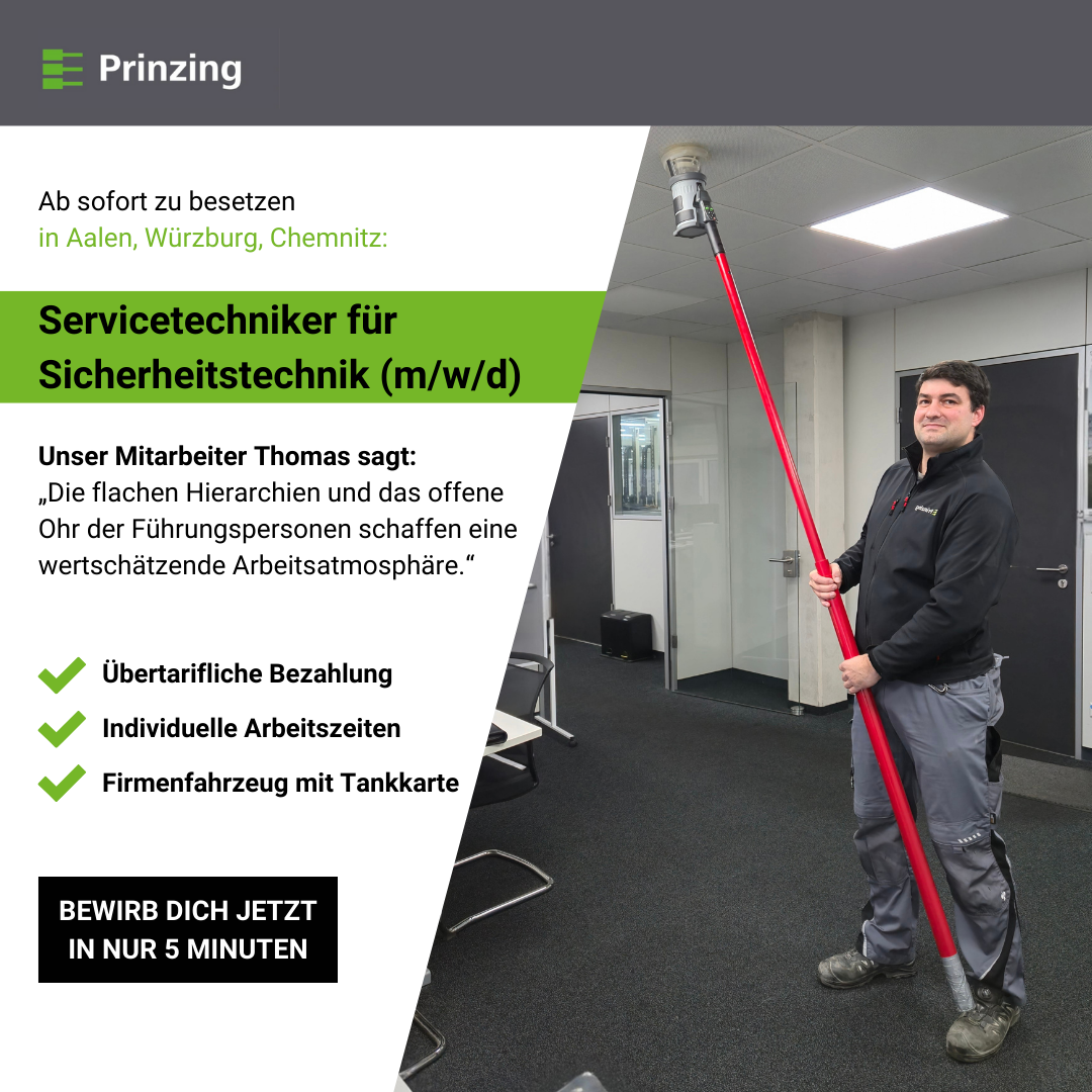 Prinzing Elektrotechnik GmbH Aalen Facebook ad