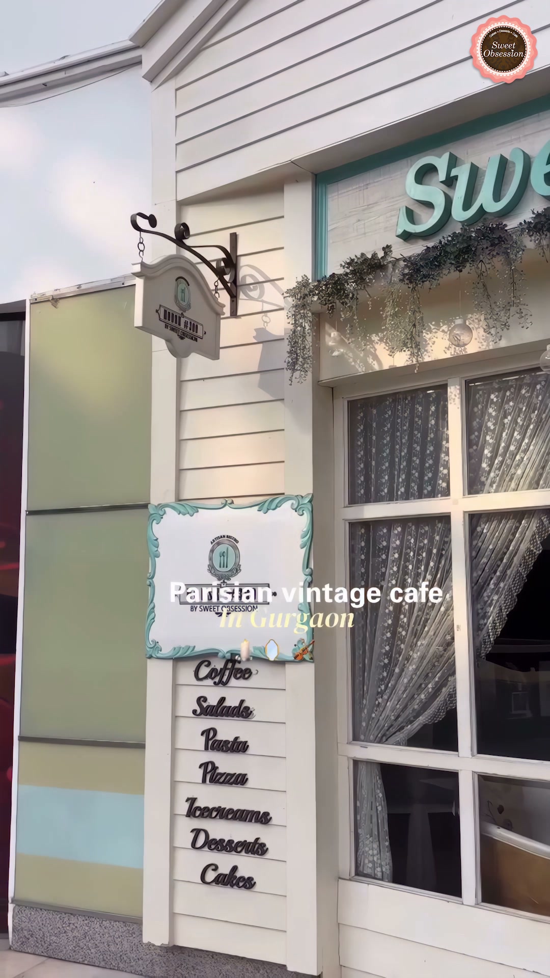 Cafe Sweet Obsession Facebook ad: Whether you're catching up with friends, enjoying a…
