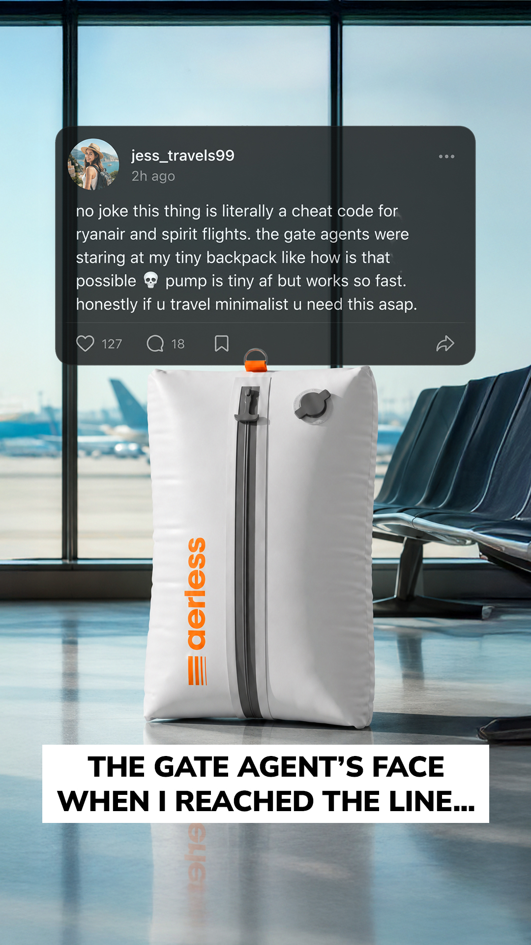 Aerless Facebook ad