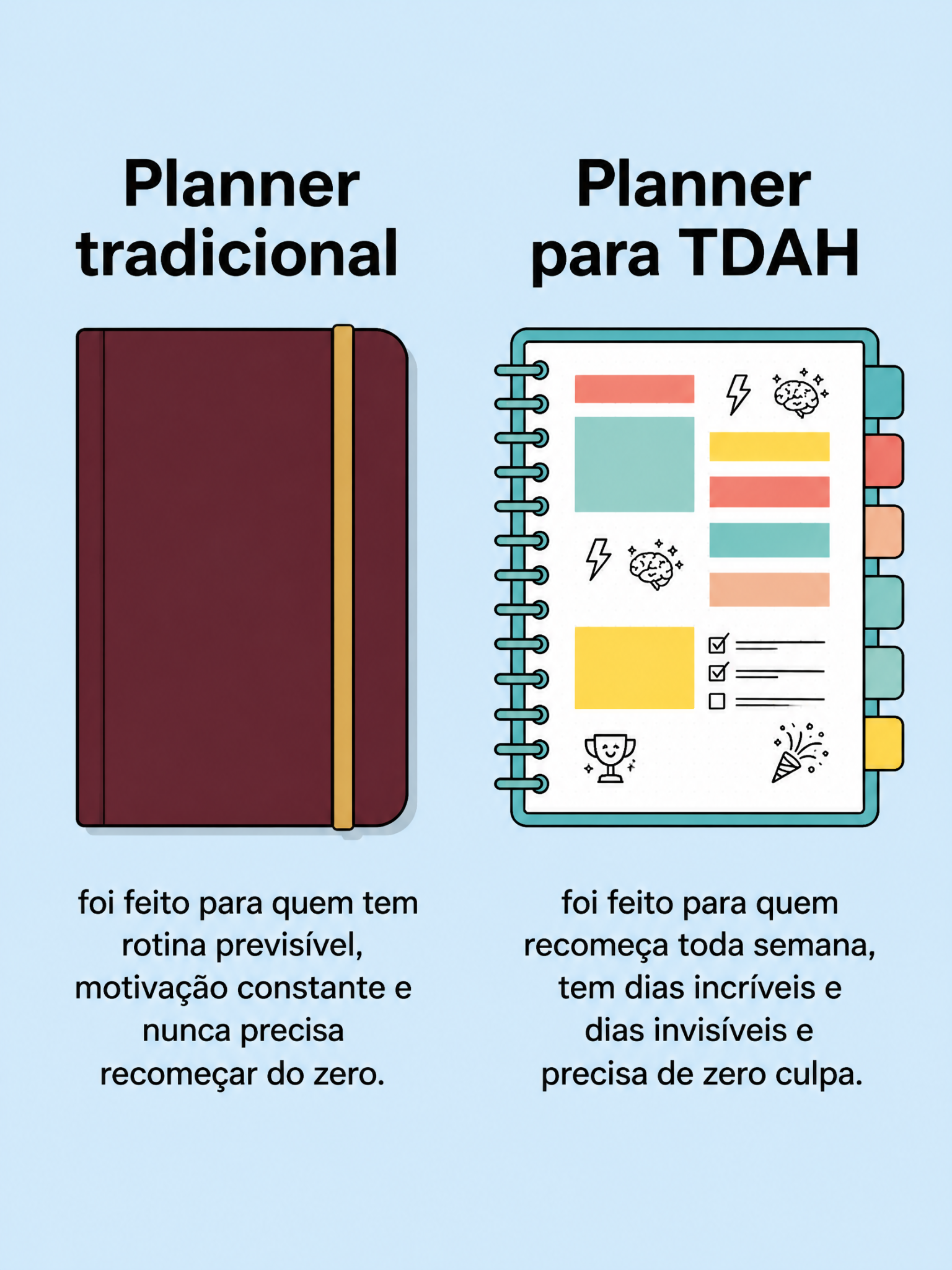 Planner Sem Caos TDAH Facebook ad