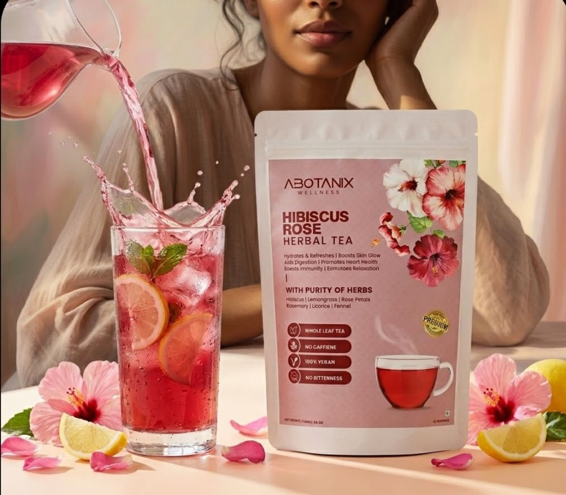 Abotanix Wellness Facebook ad: ABOTANIX HIBISCUS ROSE Herbal Tea 75g ( 40 Cups ), Premium…