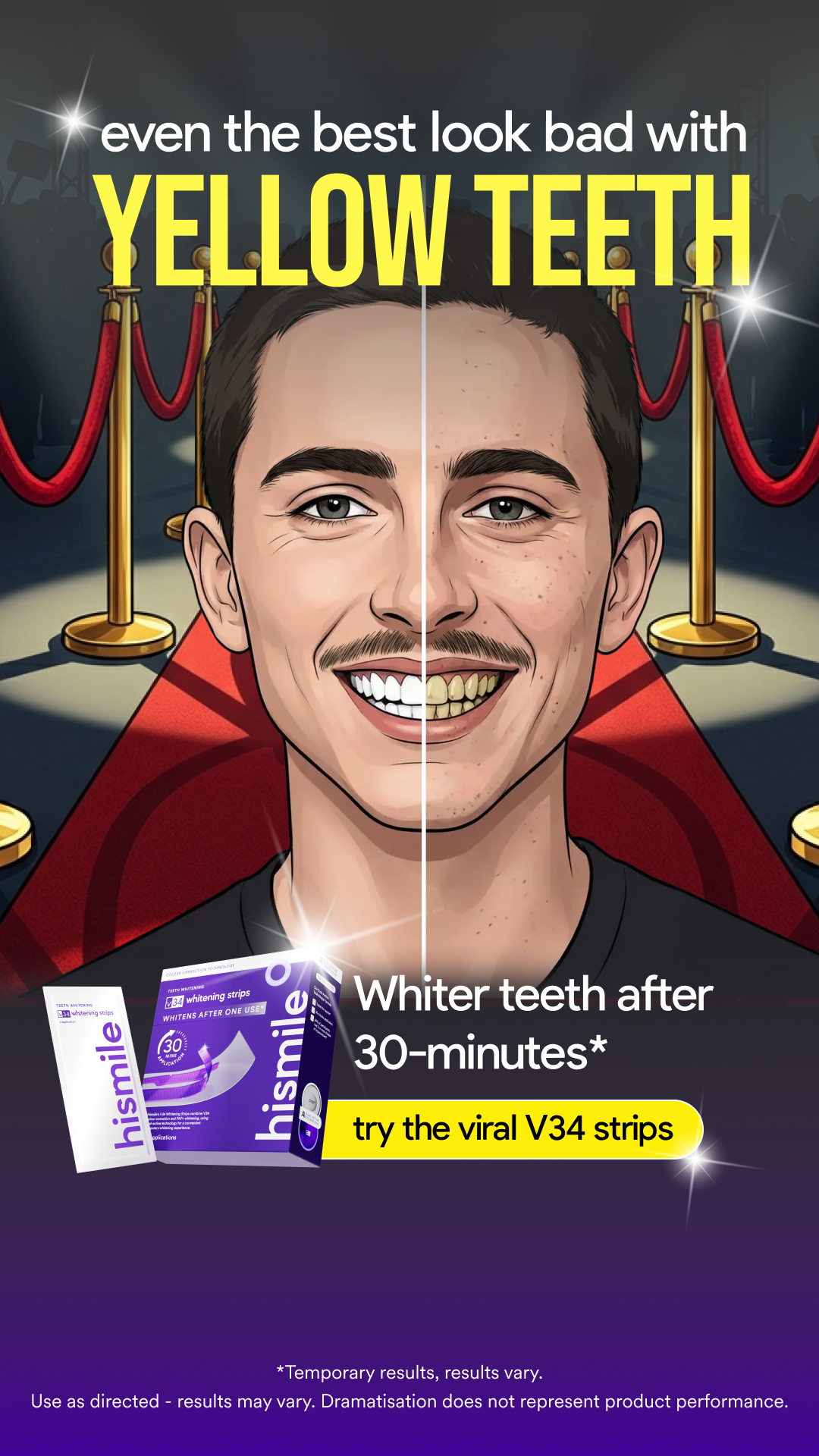 Hismile Facebook ad