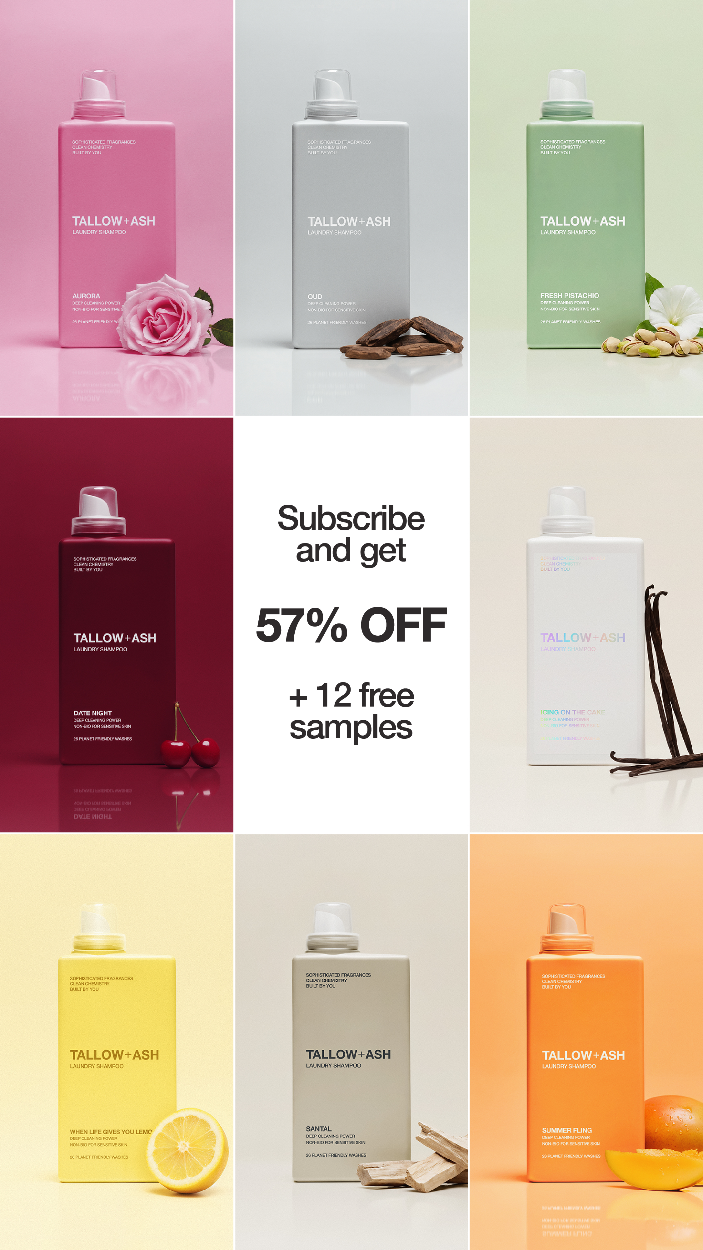 Tallow + Ash Facebook ad