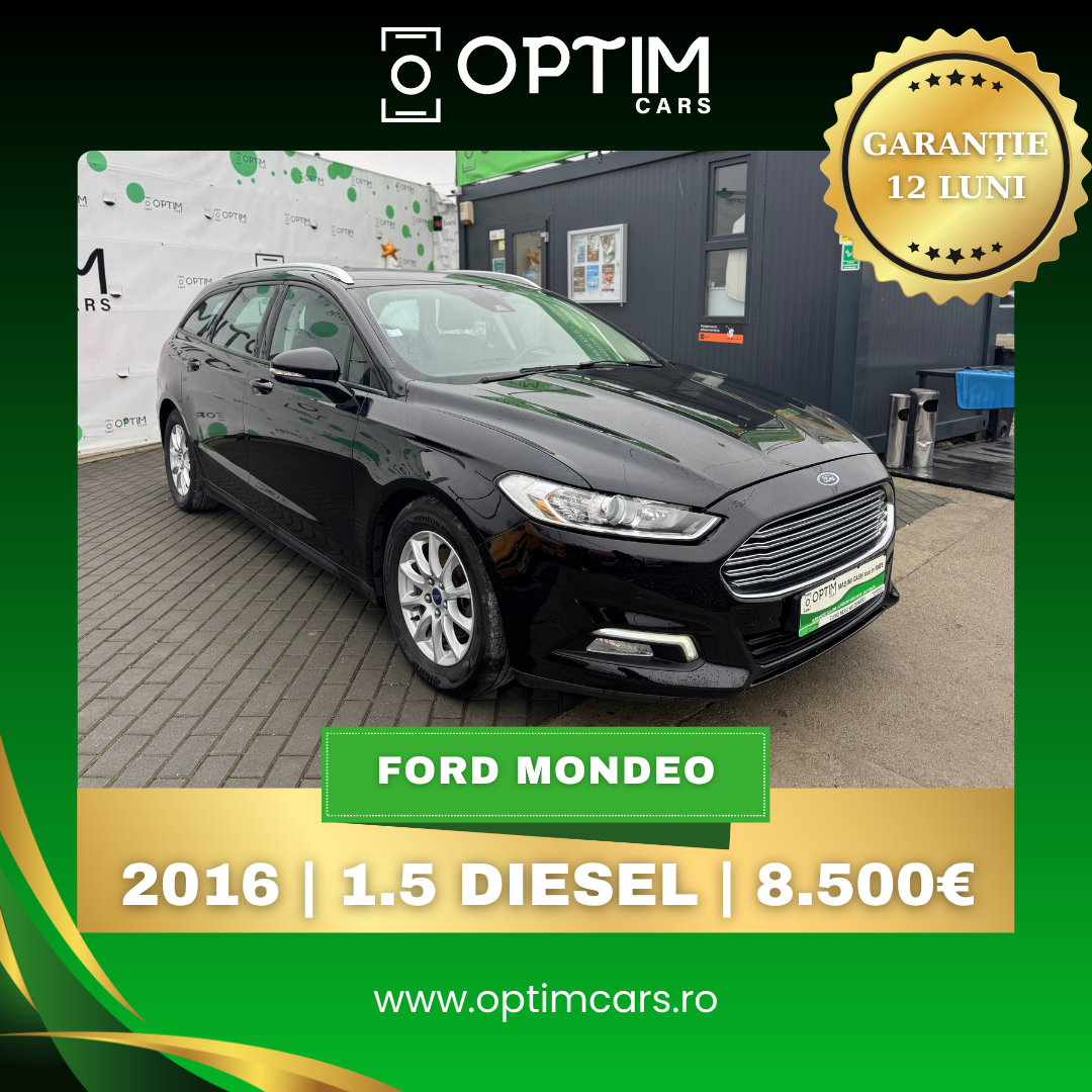 Optim Cars Satu Mare Facebook ad: Ford Mondeo, confortul pe care îl simți la…