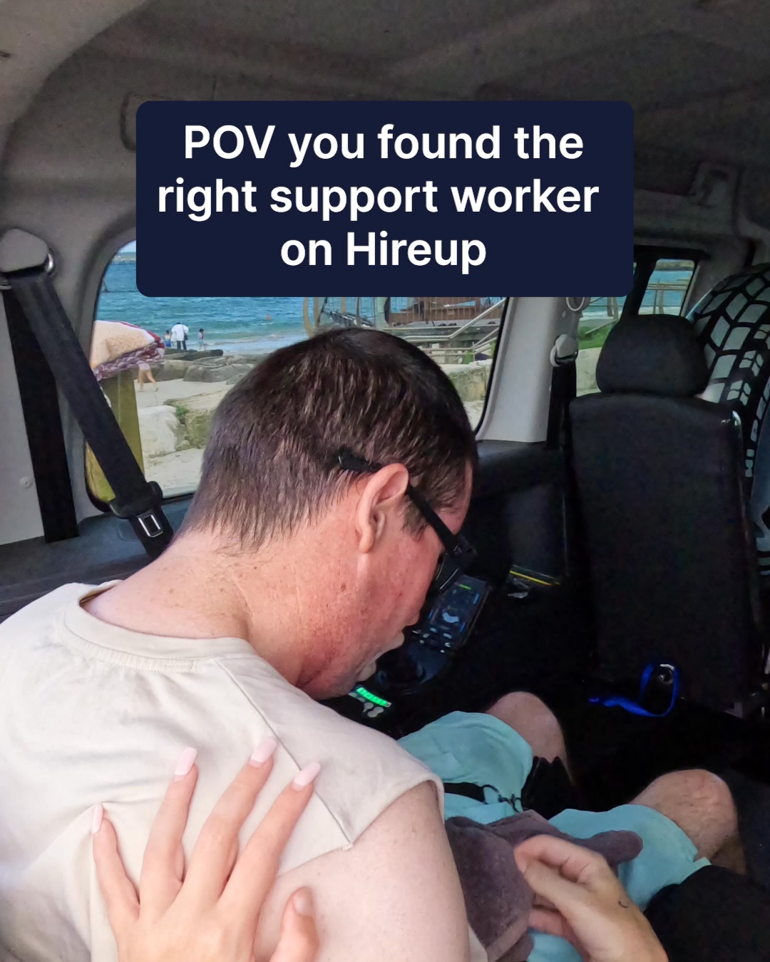 Hireup Facebook ad: Book trusted support workers