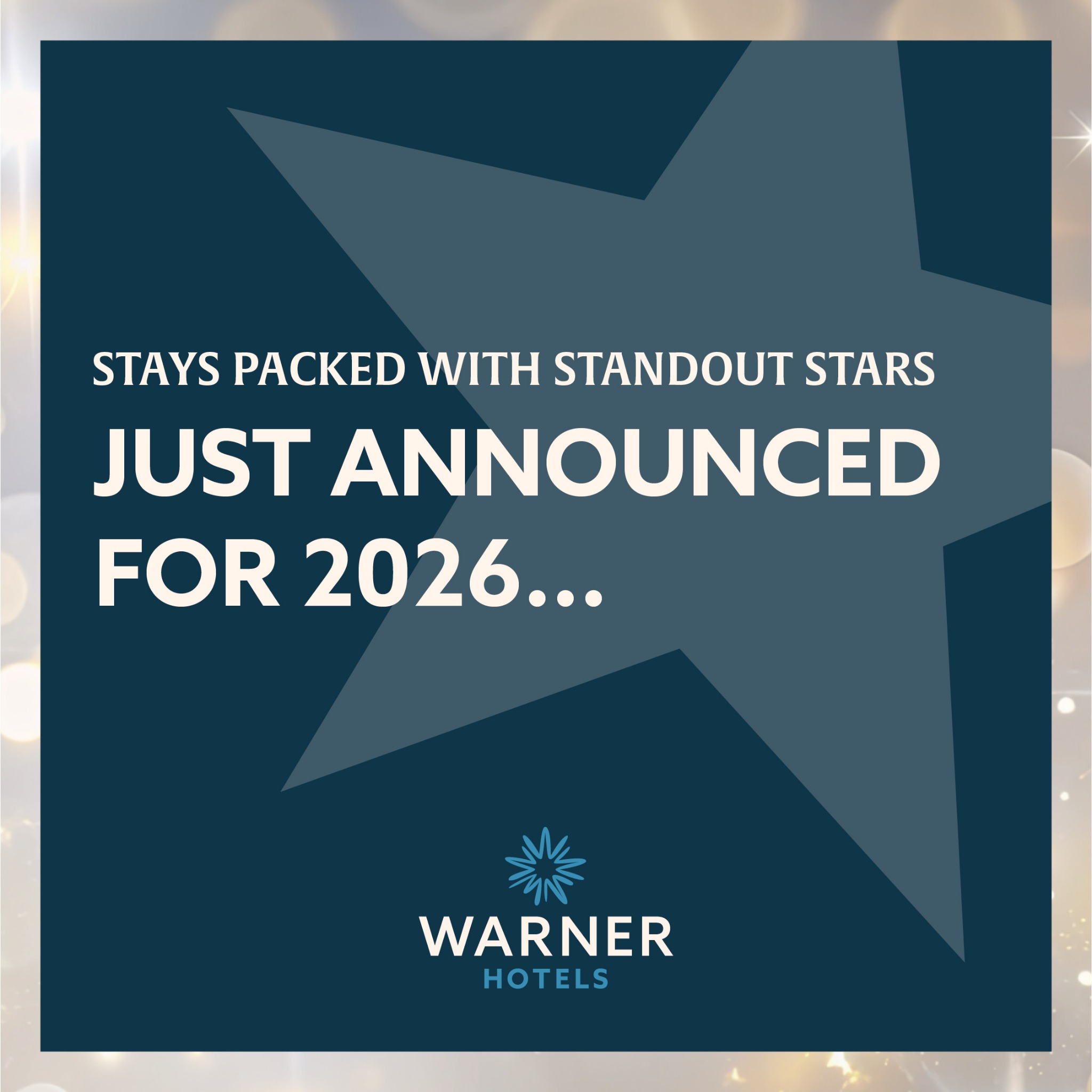 Warner Hotels Facebook ad: Book your stay now