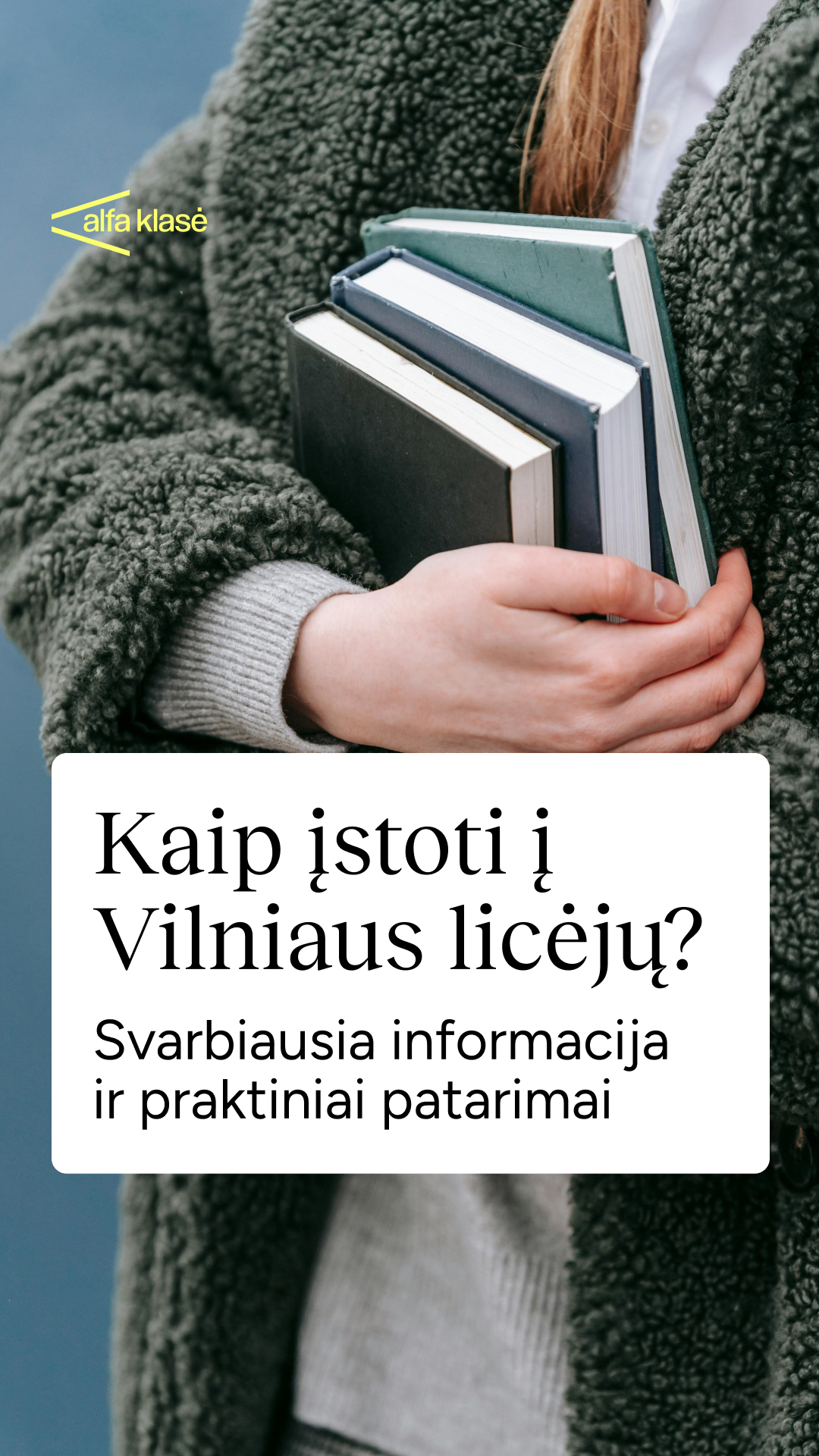 Alfa Klasė Facebook ad: Priėmimas į Vilniaus licėjų