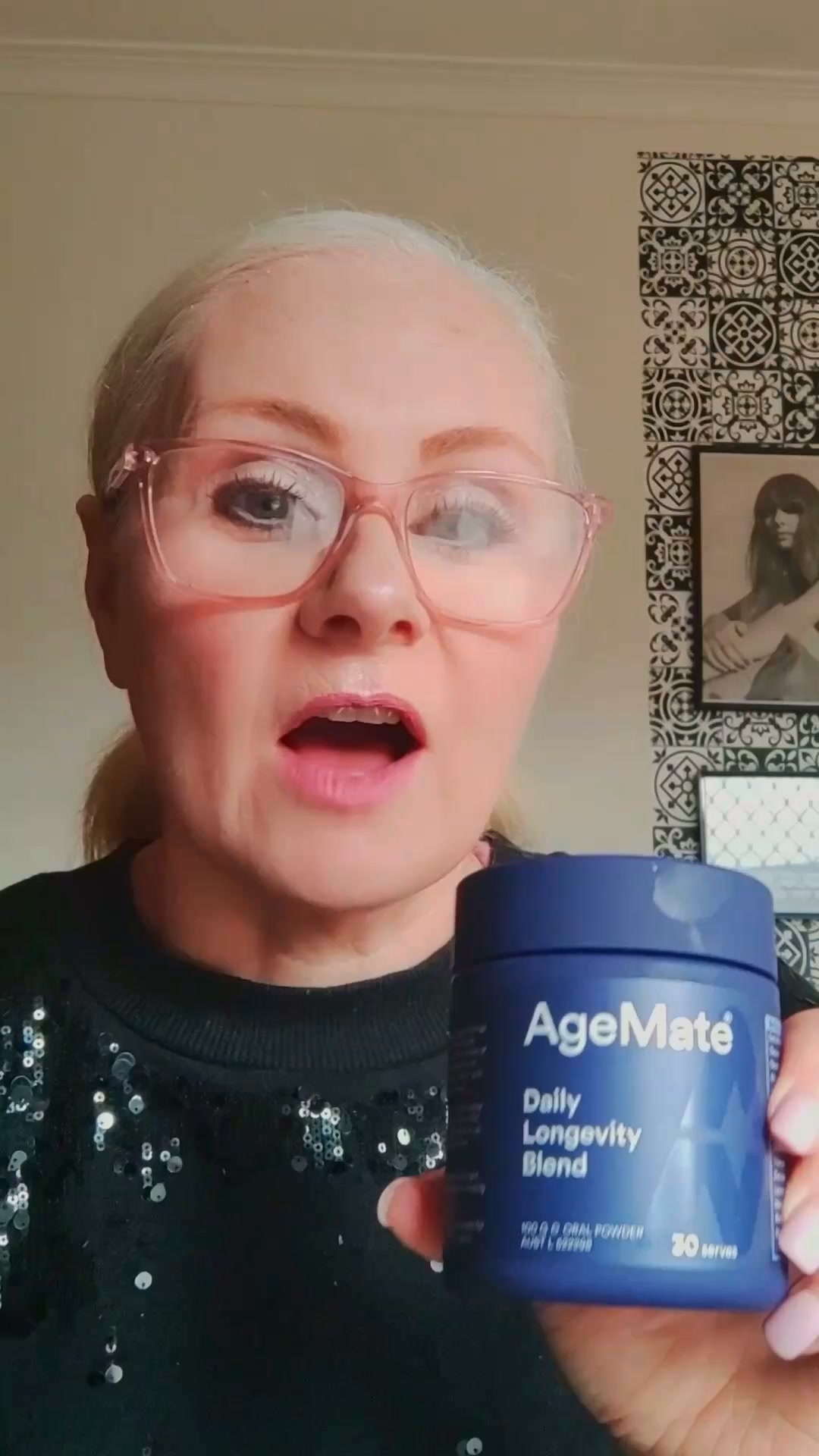 AgeMate Facebook ad: Agemate Daily Longevity Blend