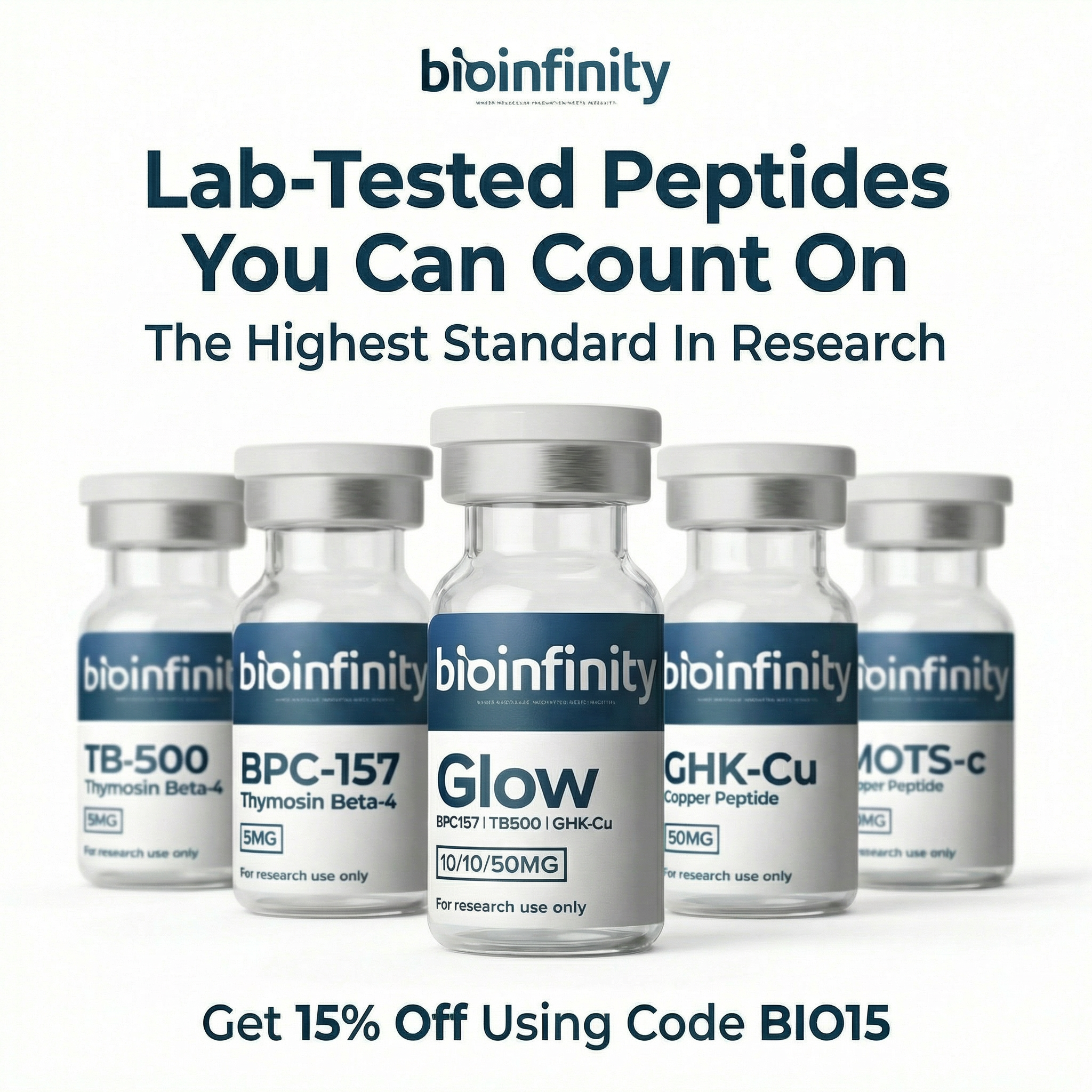 Bio lnfinity Facebook ad: Get 15% Off - Use Code: BIO15