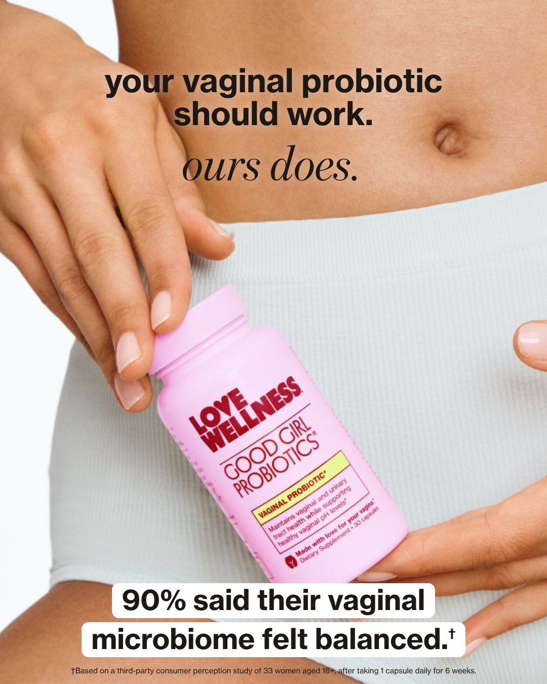 Love Wellness Facebook ad: Trusted By Over 4M Women