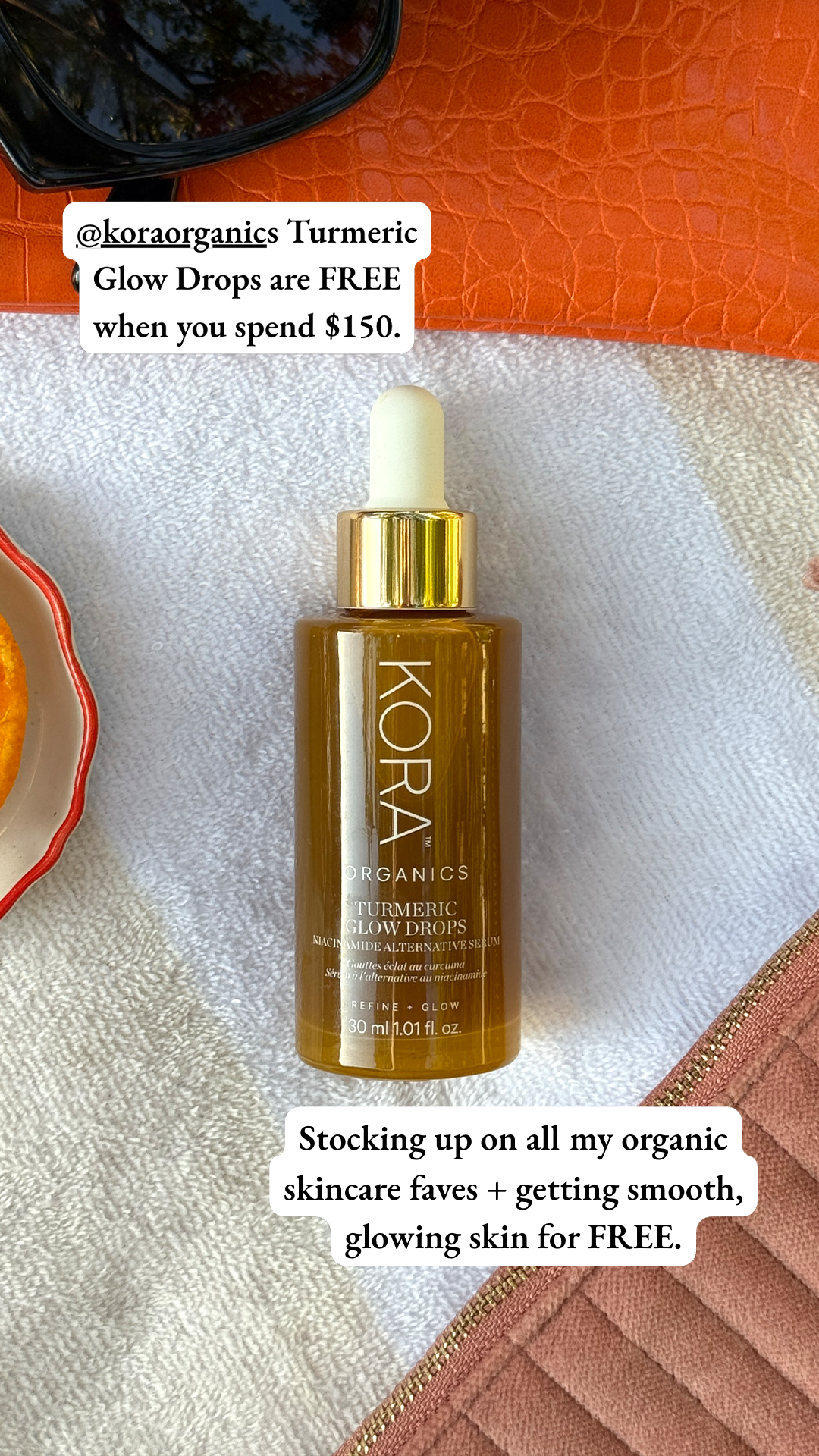 KORA Organics Facebook ad