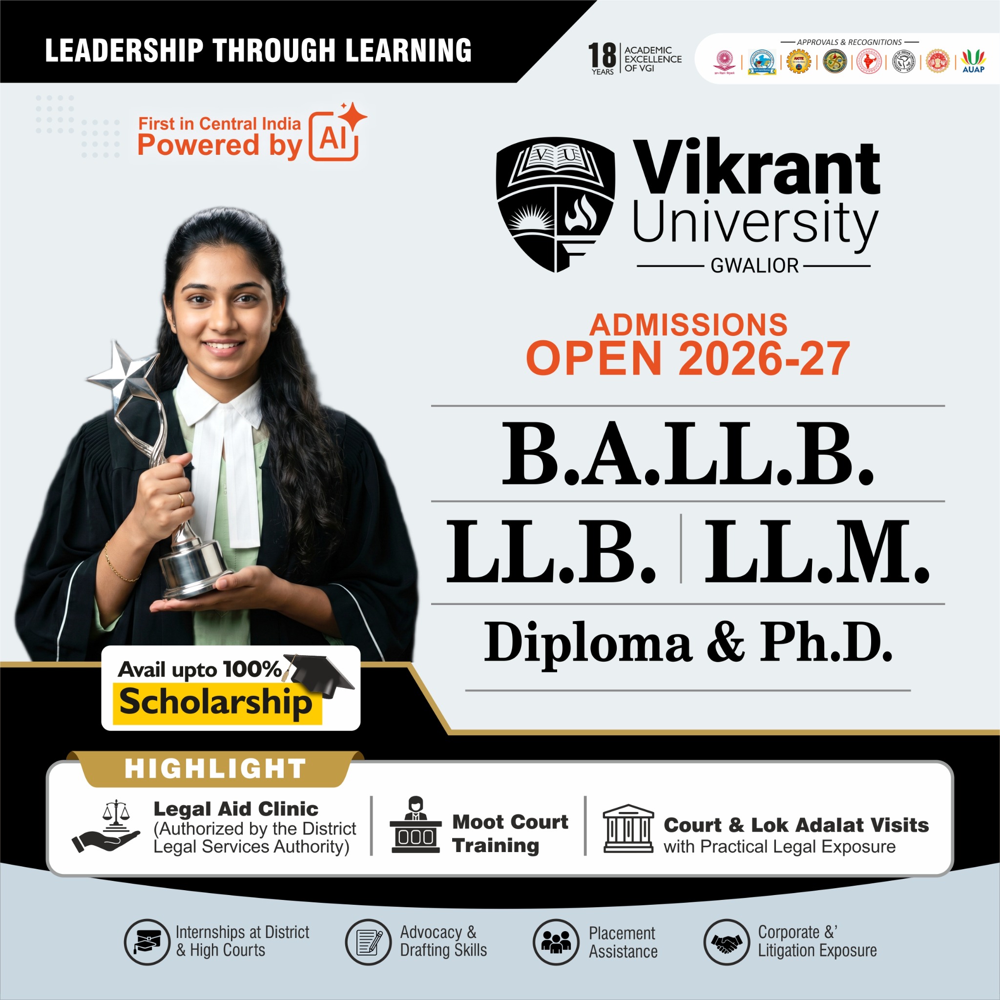 Vikrant University Facebook ad