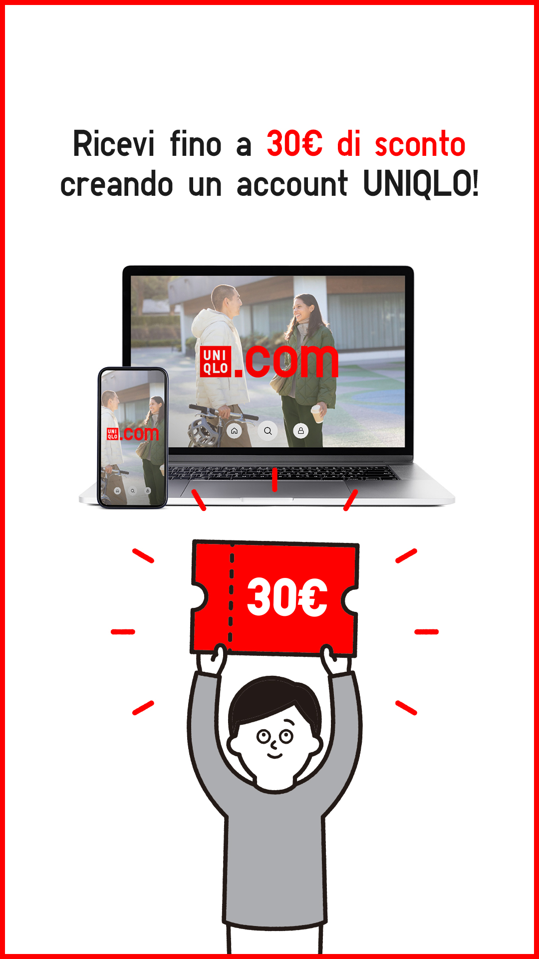 UNIQLO Europe Facebook ad