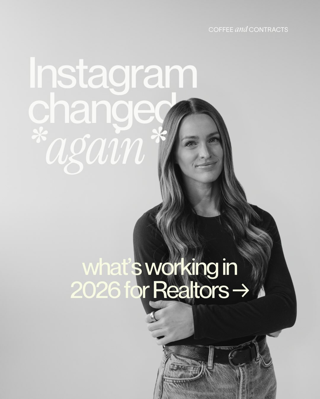 Coffee & Contracts - Real Estate Marketing Facebook ad