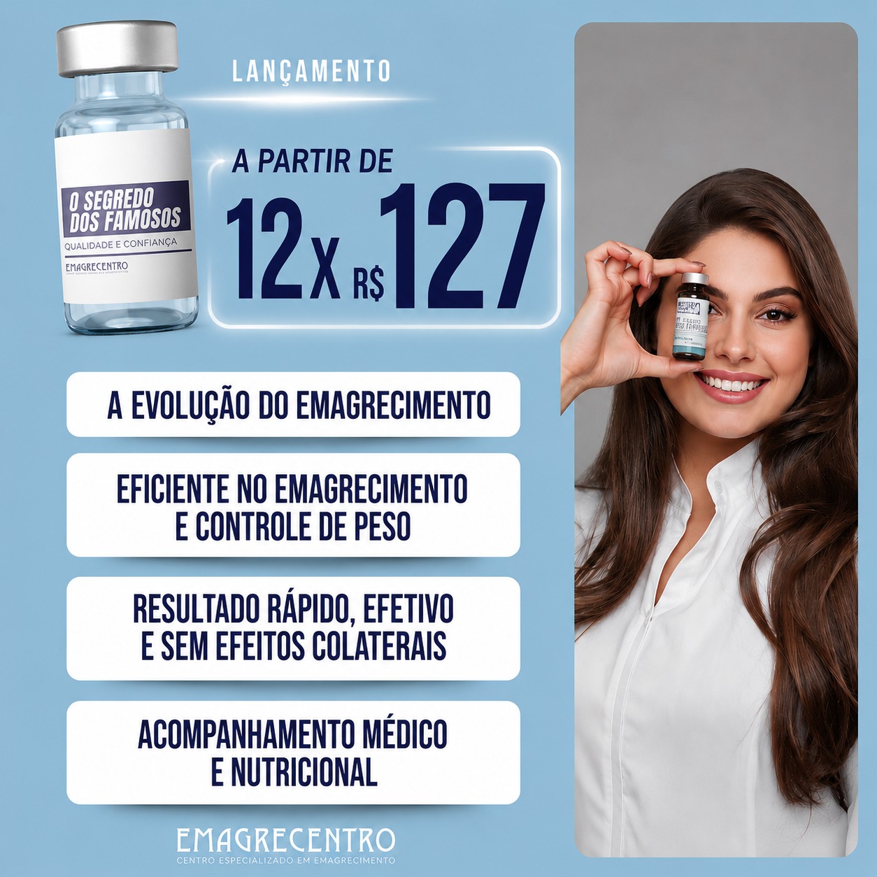 Emagrecentro em Curitiba Facebook ad: Tratamento Presencial em Curitiba