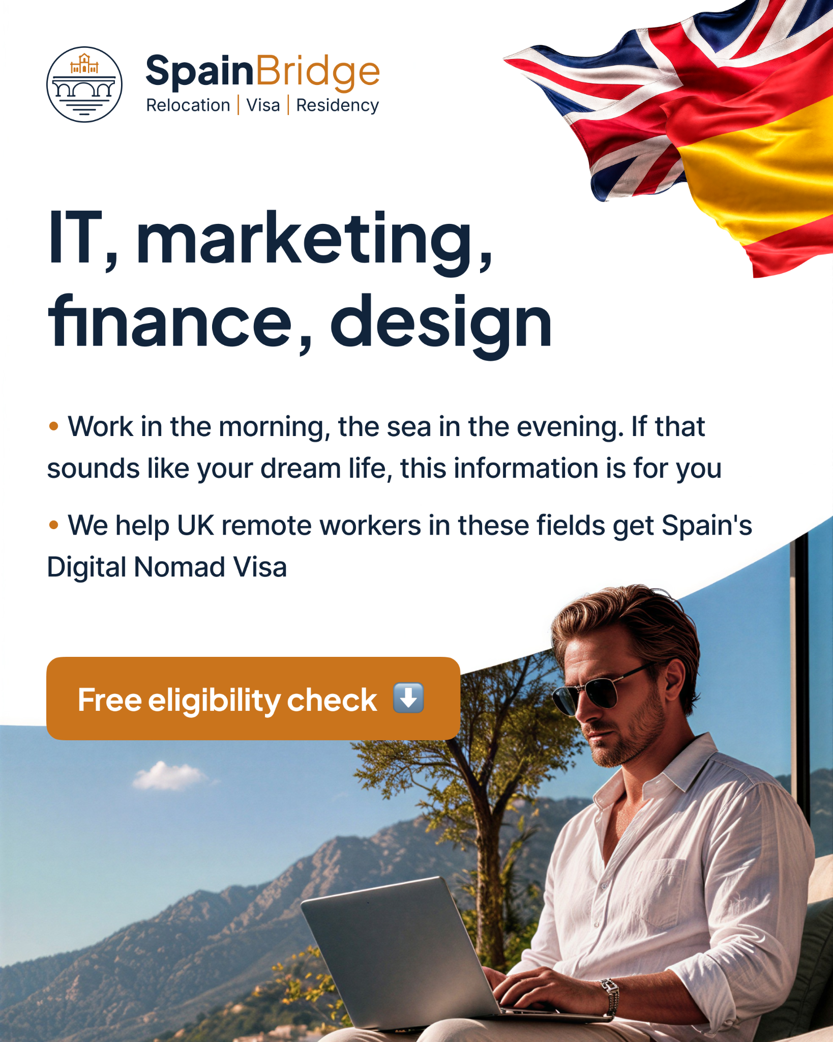 SpainBridge Relocation Facebook ad