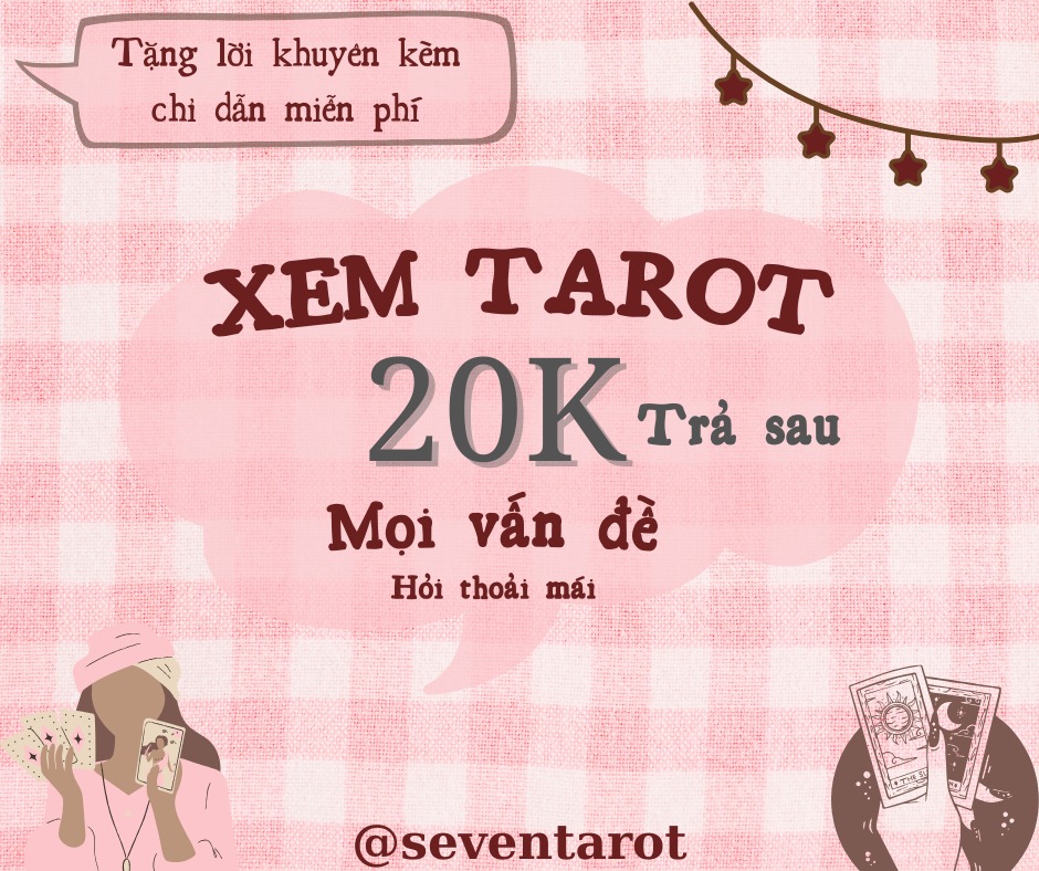 Seven Tarot Facebook ad: BẠN ĐANG BẾ TẮC?