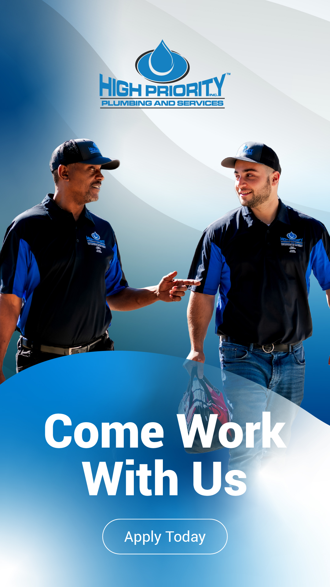 High Priority Plumbing Facebook ad from Jun 23, 2026