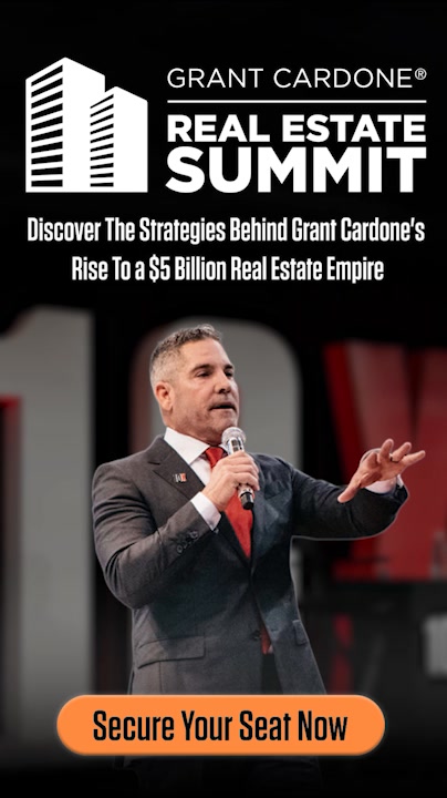 Grant Cardone Facebook ad: Stop Guessing. Learn the System.
