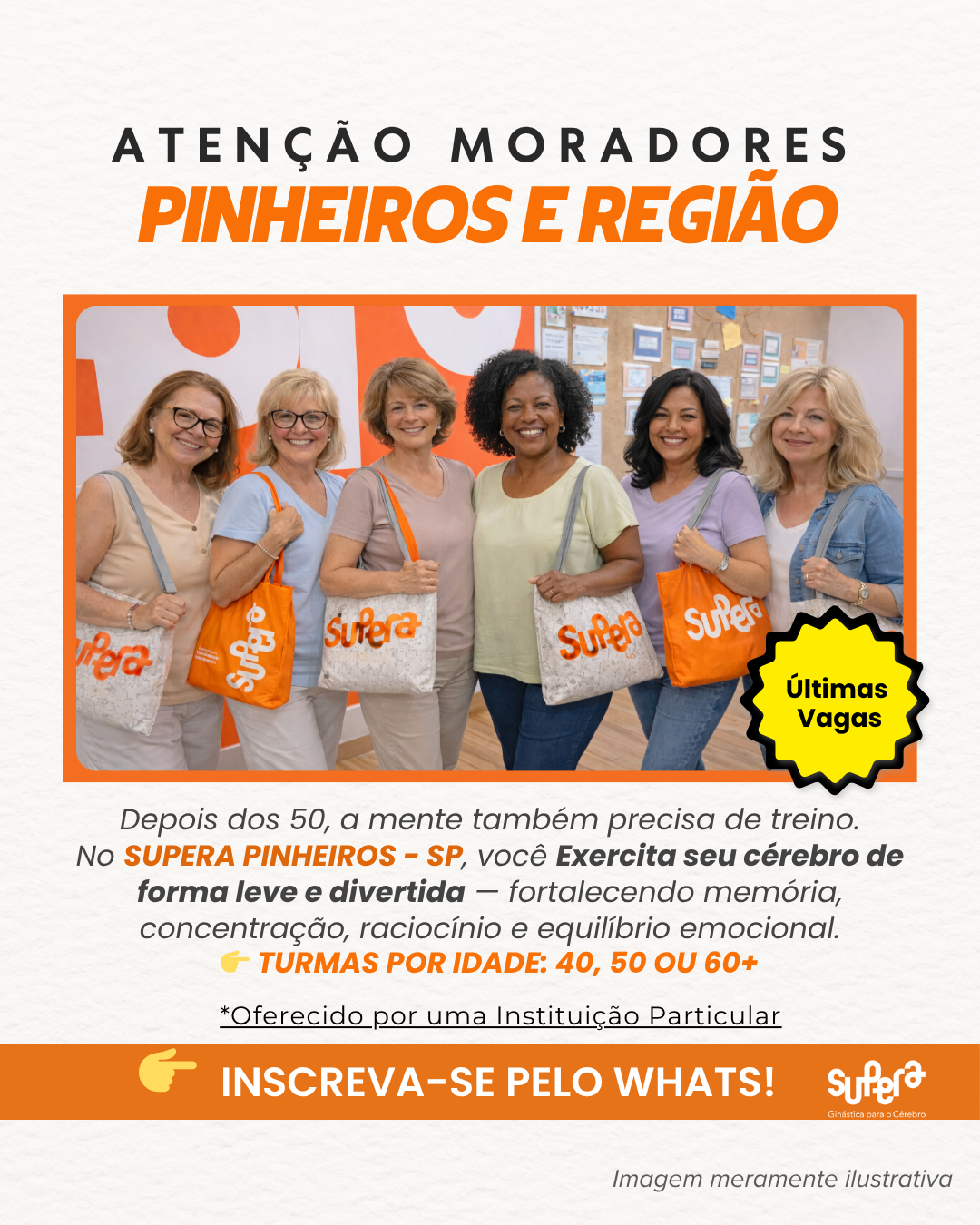 Método Supera SP Pinheiros Facebook ad: Agendar Aula Experimental