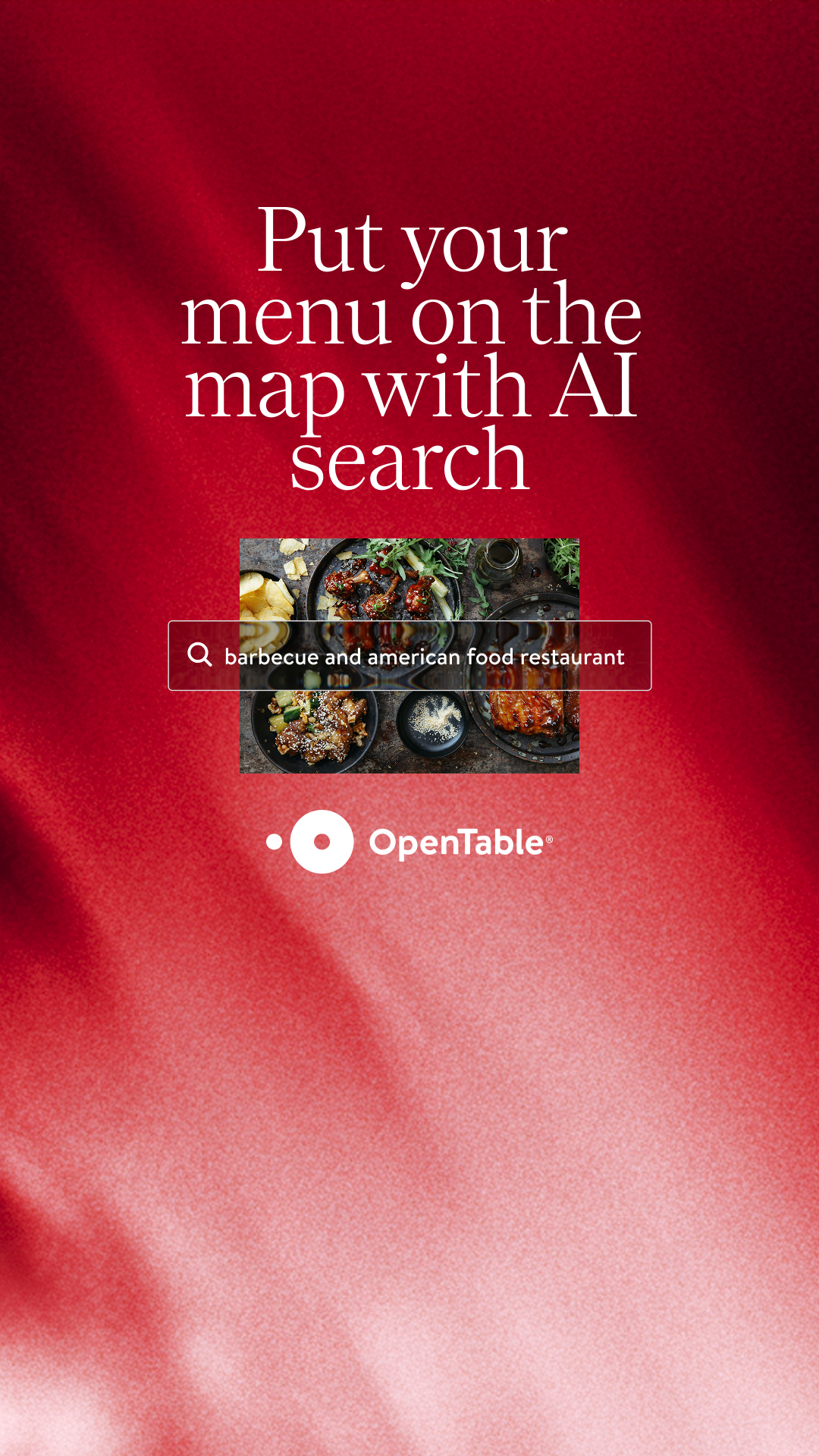 OpenTable Facebook ad
