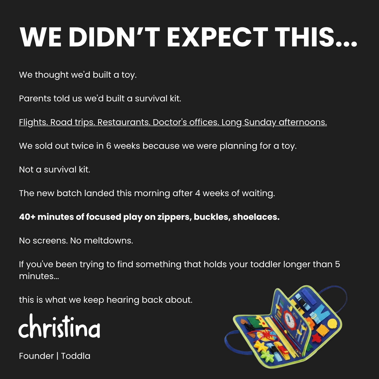 toddla.co Facebook ad