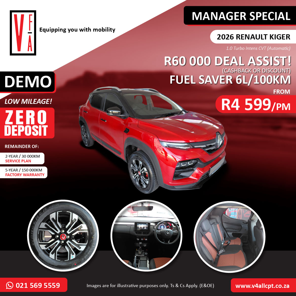 Vehicles For All Cape Town Facebook ad