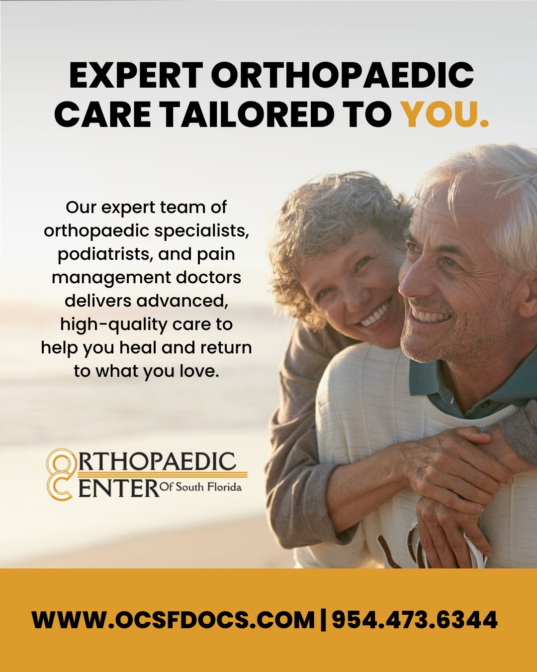 Orthopaedic Center of South Florida Facebook ad: Home | Orthopaedic Center of South Florida