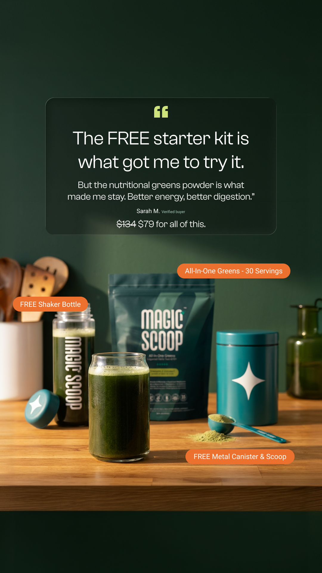 Magic Scoop Facebook ad