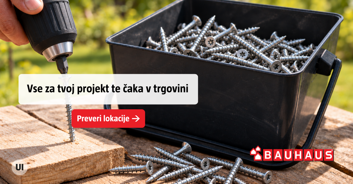 BAUHAUS Slovenija Facebook ad