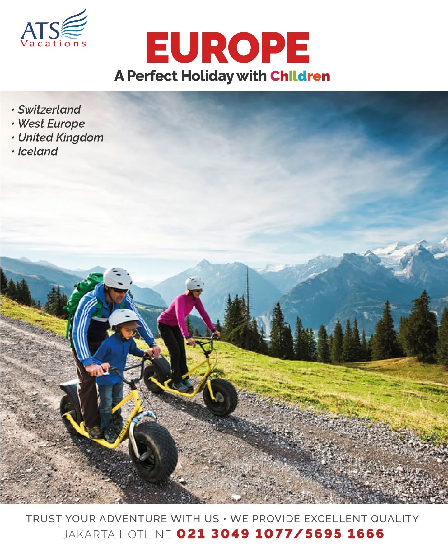 atsvacations.id Facebook ad: Liburan ke Eropa yang benar-benar ramah anak