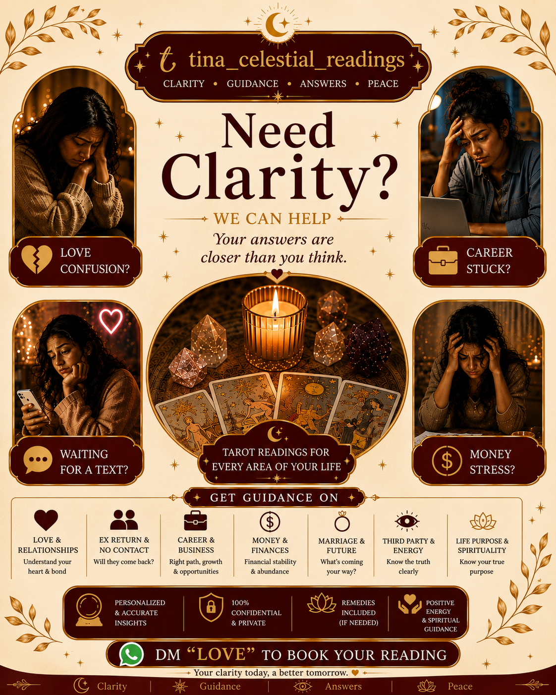 Tina Readings Facebook ad