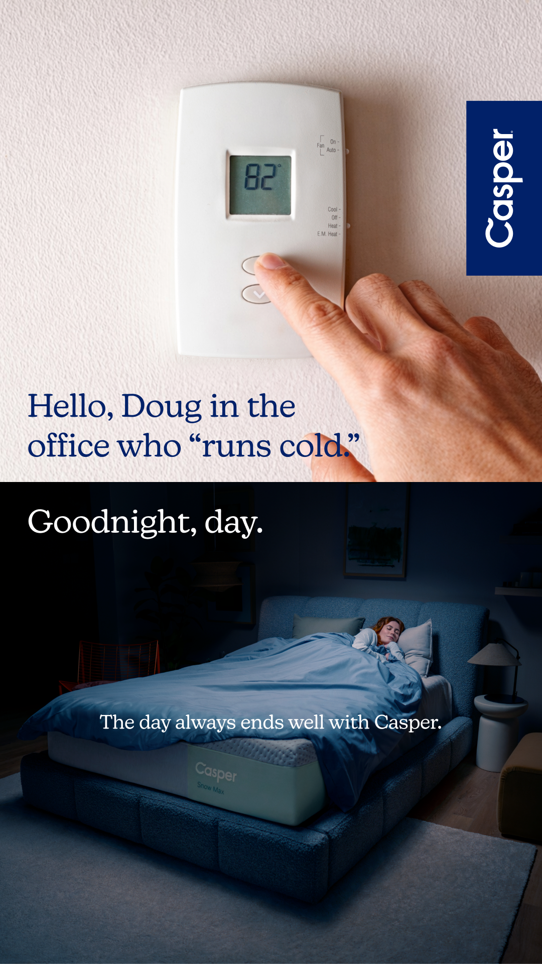 Casper Facebook ad