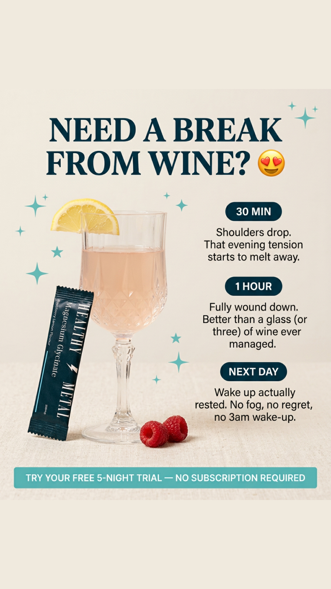 Healthy Metal Facebook ad