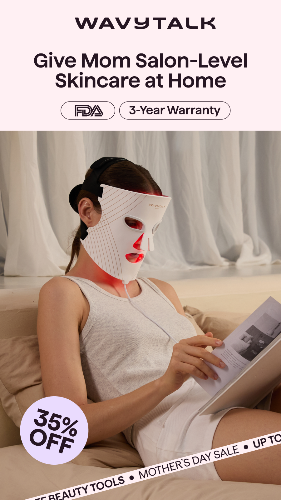 Wavytalk shop Facebook ad from Apr 21, 2026