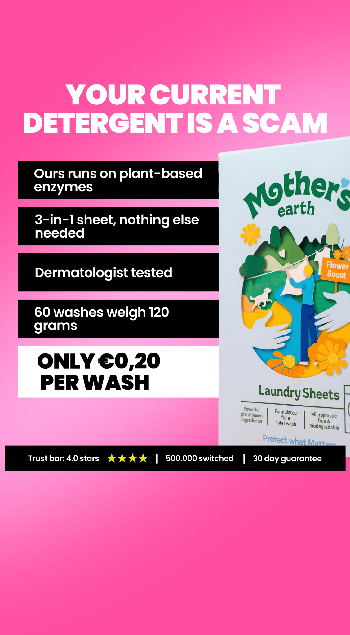 Mothers Earth Facebook ad