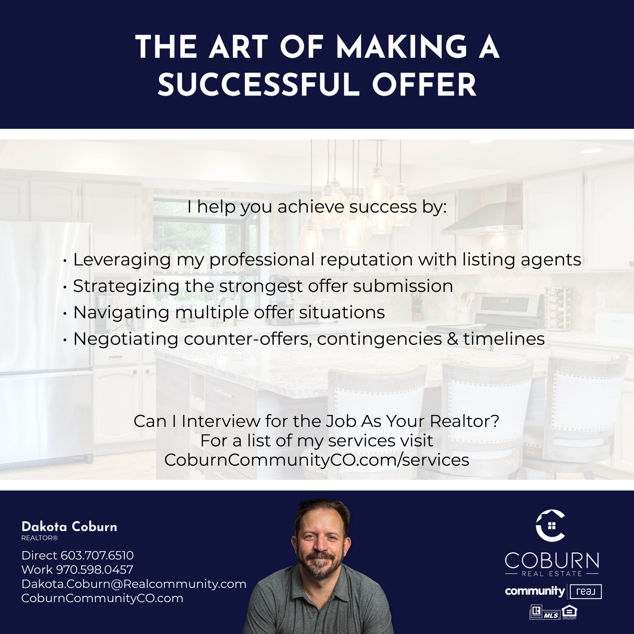 Front Range Living with Dakota Facebook ad: Message or Call (603) 707-6510 / (970) 598-0457