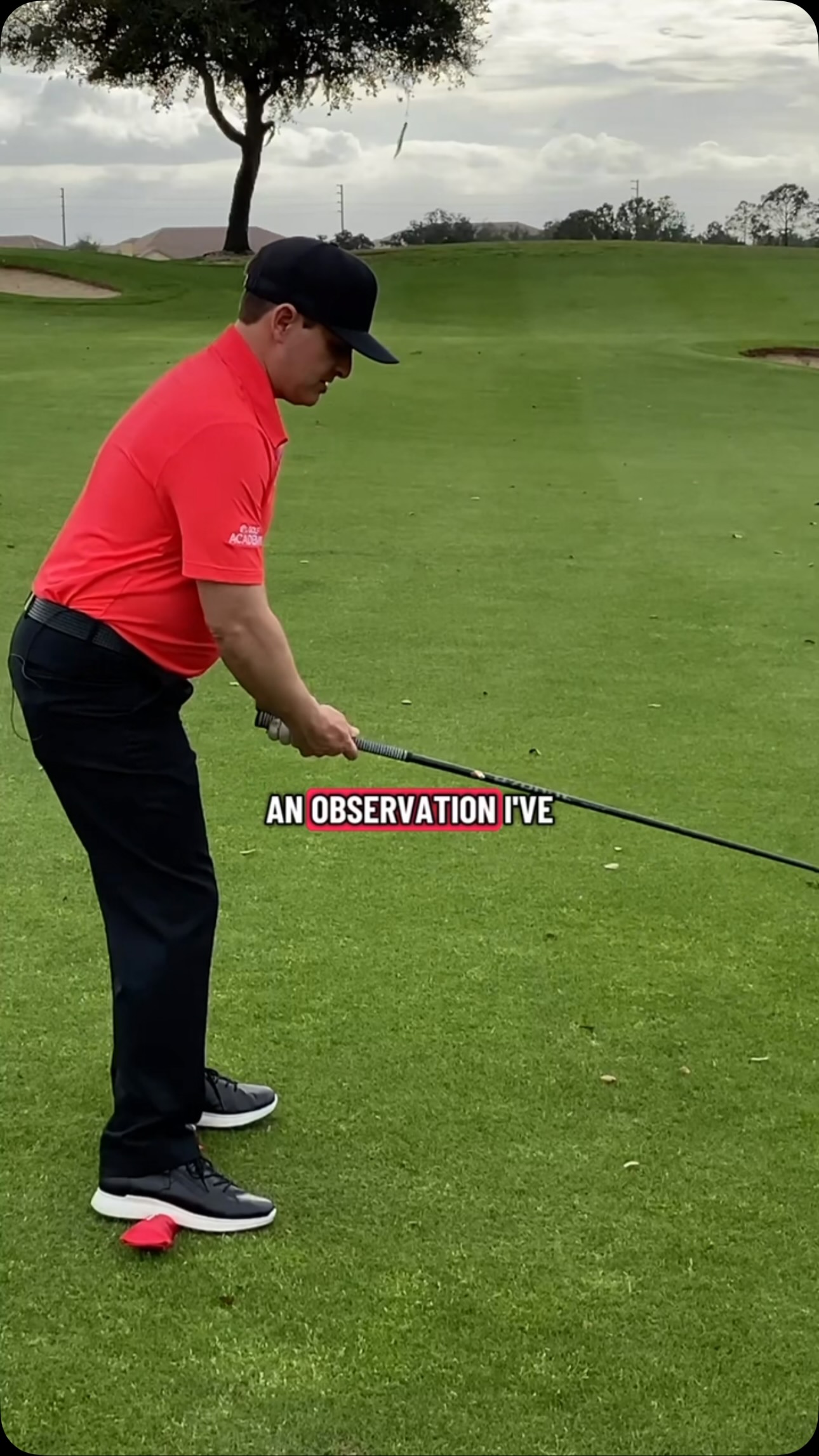 EyeLine Golf Facebook ad: Check the foundation of your swing before you…