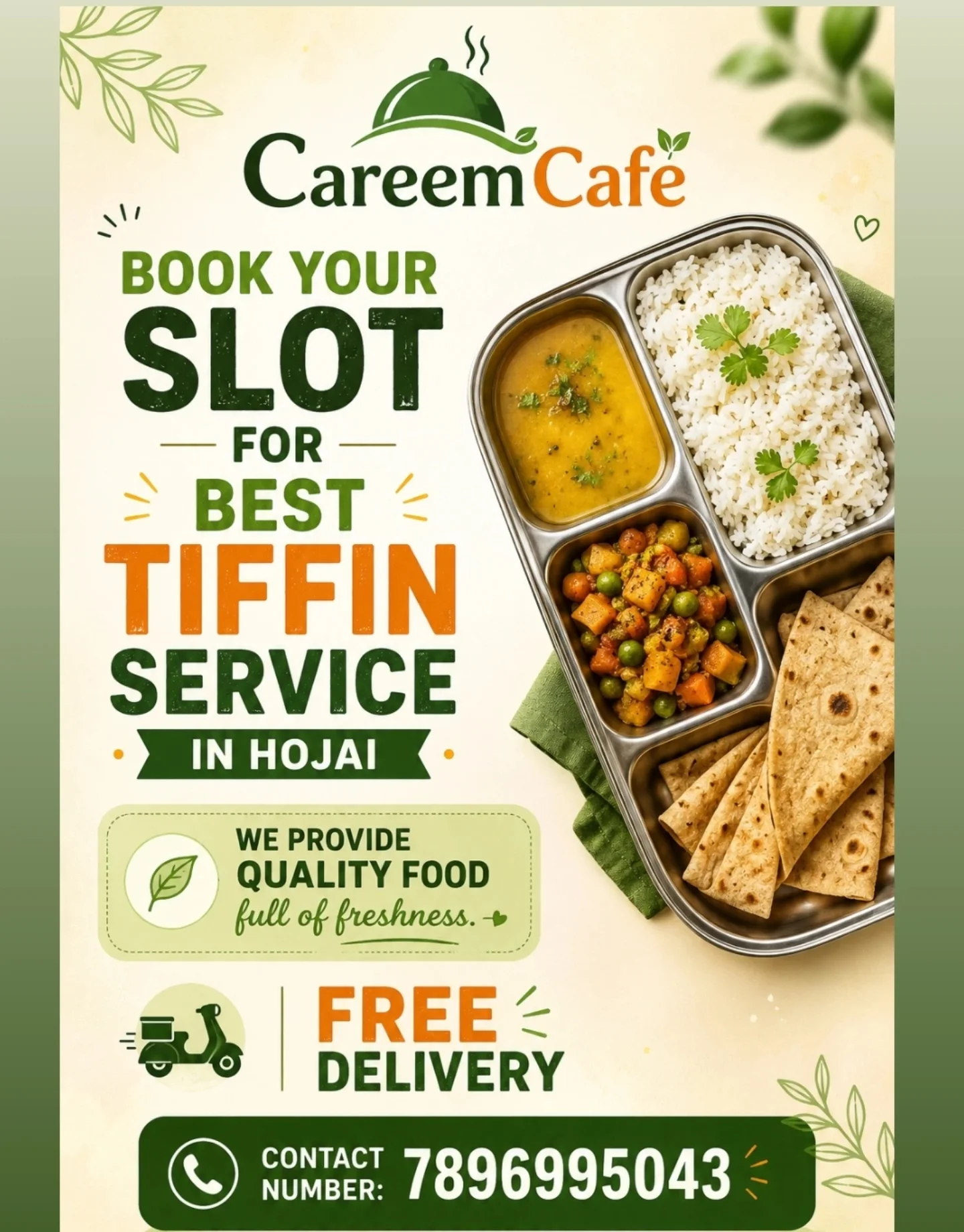 careemcafe Facebook ad: We deliver at your doorstep