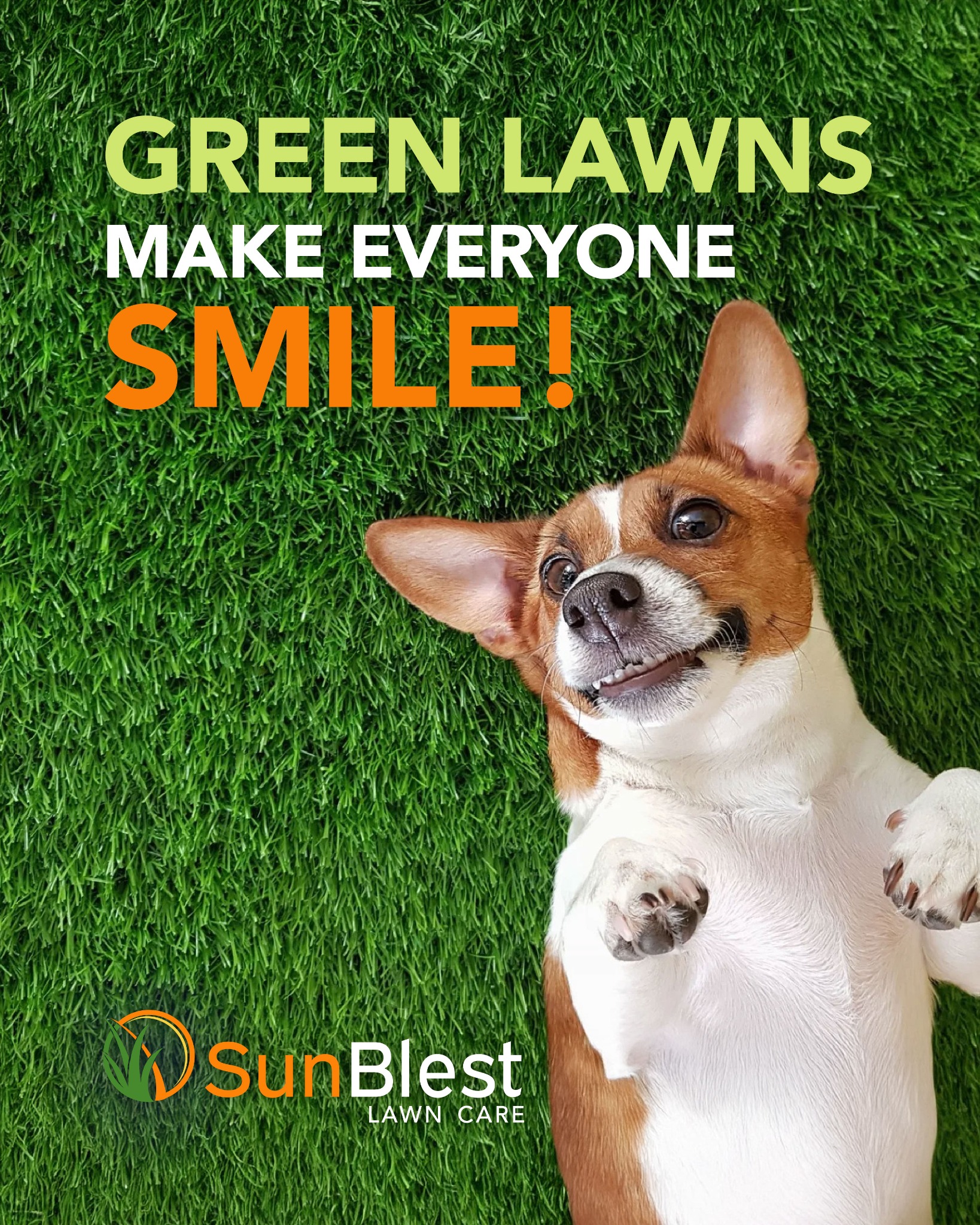 SunBlest Lawn Care Facebook ad from Sep 15, 2025