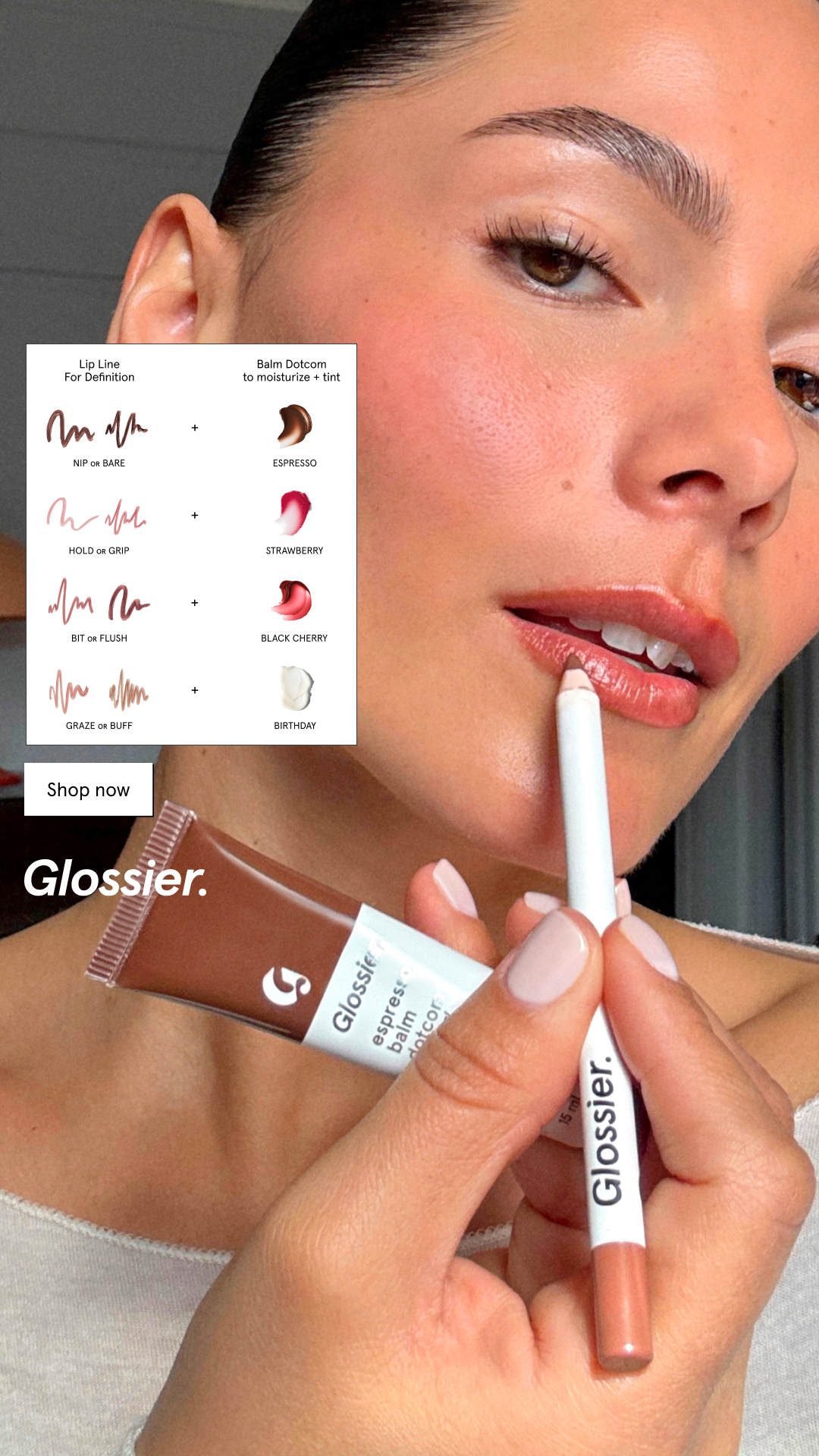 Glossier Facebook ad