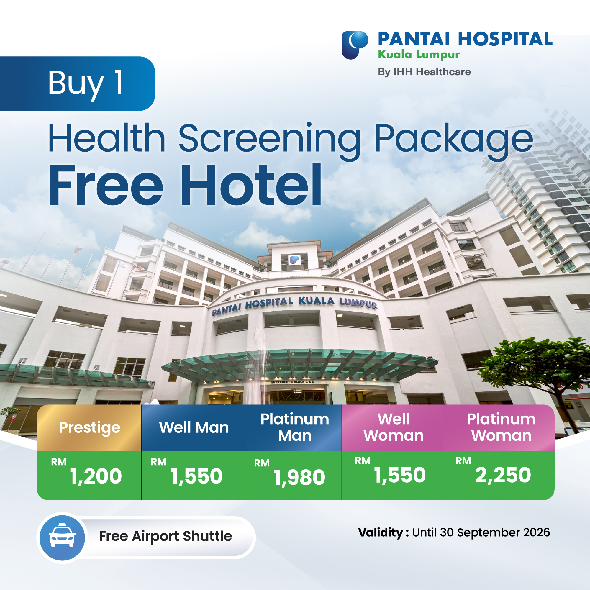 Pantai Hospital Kuala Lumpur Facebook ad: Buat Janji Temu dengan Kami
