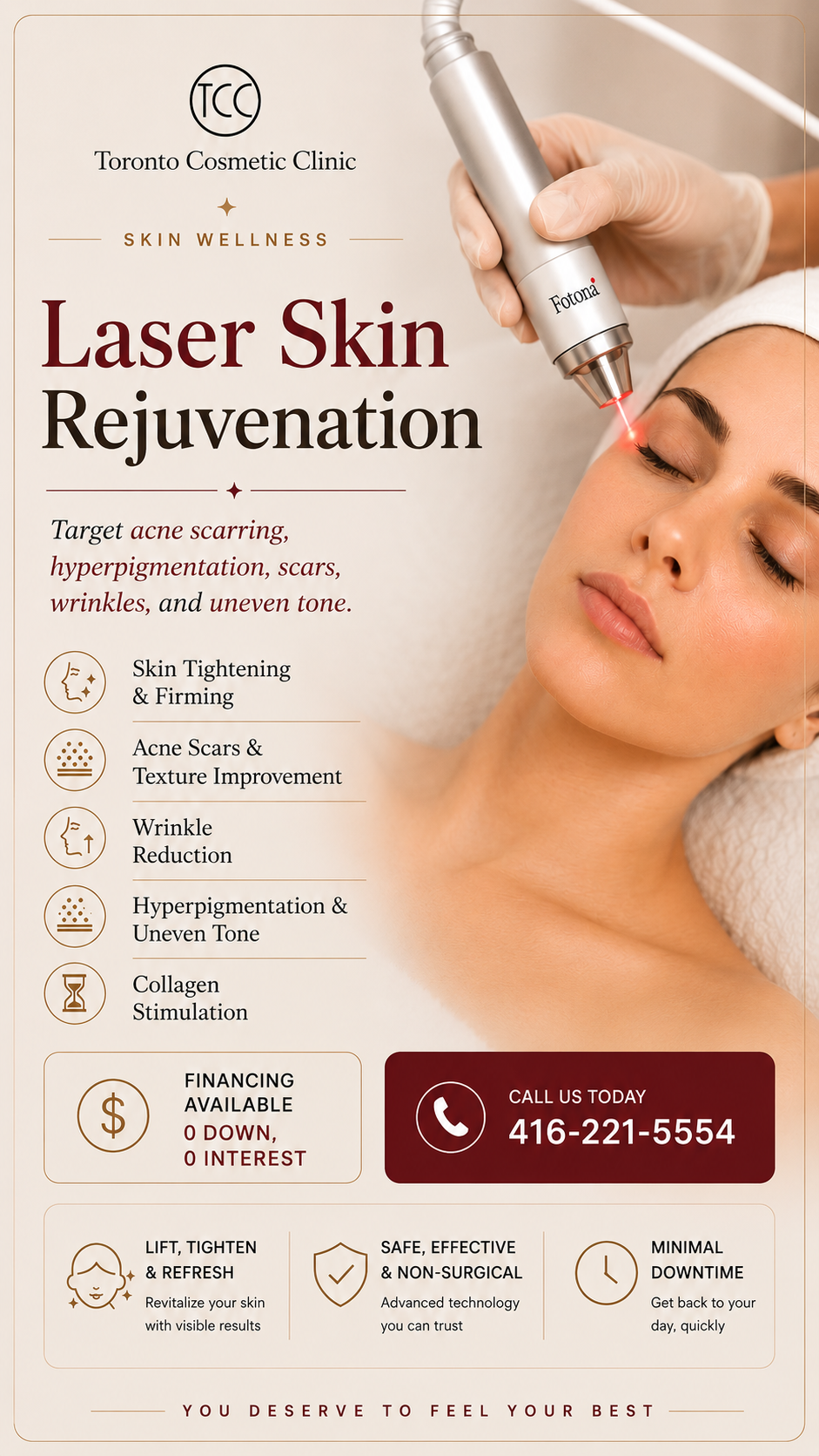 Toronto Cosmetic Clinic Facebook ad