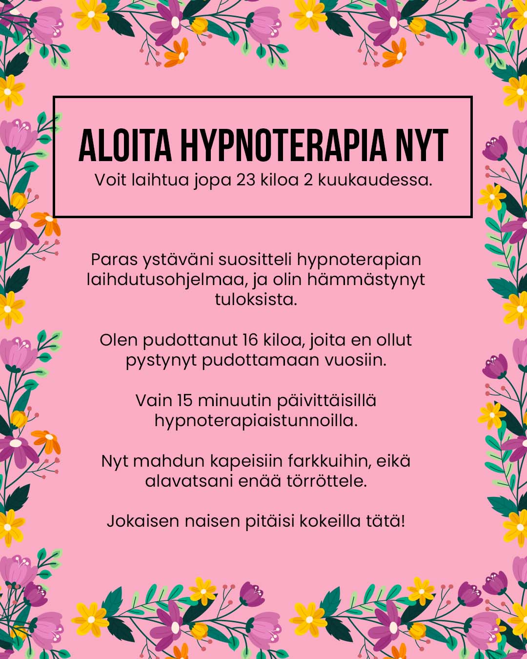Hypnozio: power of hypnotherapy Facebook ad
