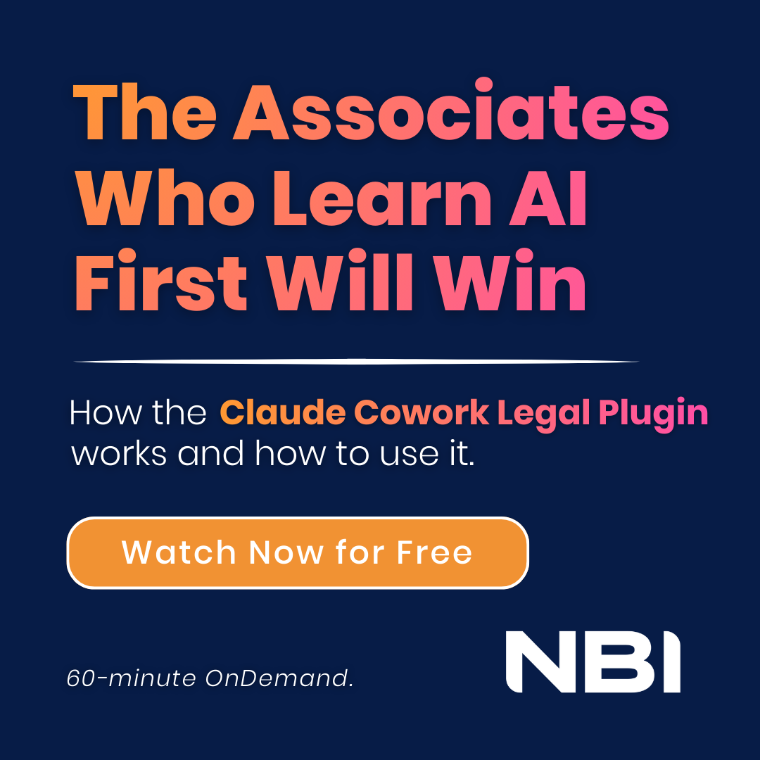 National Business Institute Facebook ad: The Associates Who Learn AI First Will Win